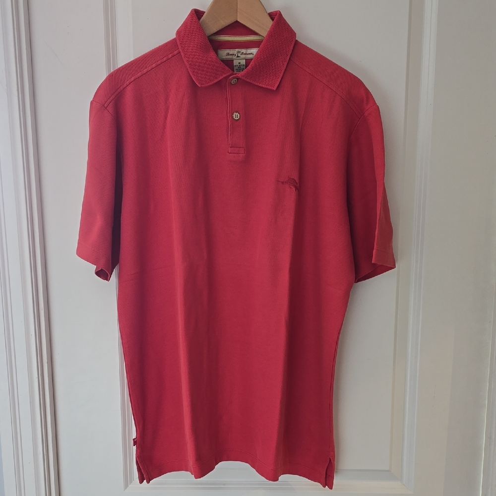Men's Tommy Bahama Red/Orange Polo Shirt